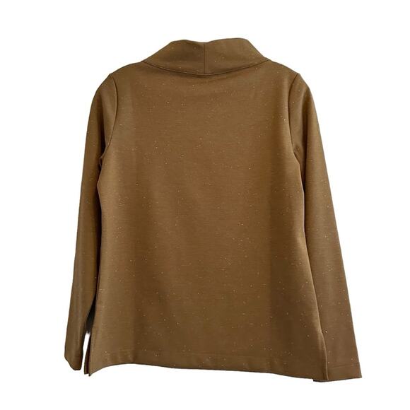 Ann Taylor Funnel Neck Ponte Knit Top Shirt Extra Small XS NWT - Picture 5 of 14